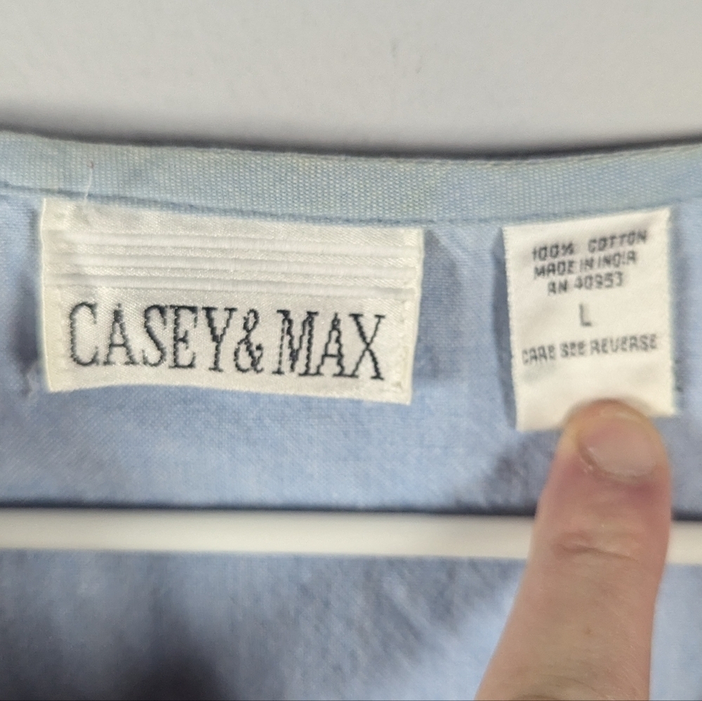 Vintage Casey & Max Patchwork Cottagecore Quilted Grandmacore Vest Size large - Picture 6 of 6